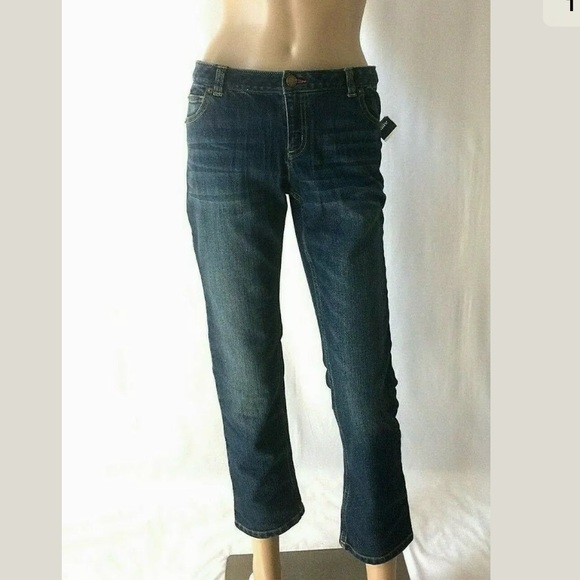 ❤️LANDS END Women's 12+ Pencil Leg Jeans
